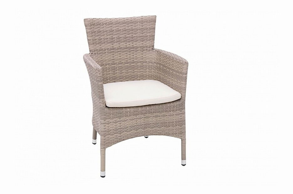 Zahradní sestava Modena II. 1+6 (šede béžová) (um. Ratan)