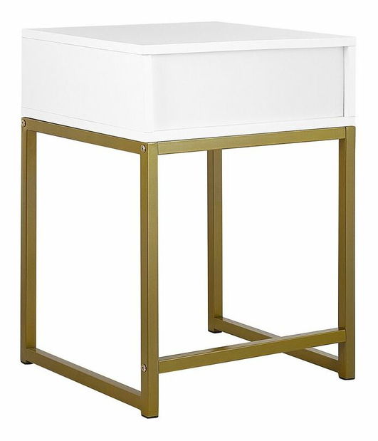 Příruční stolek LAGARRO (bílá)