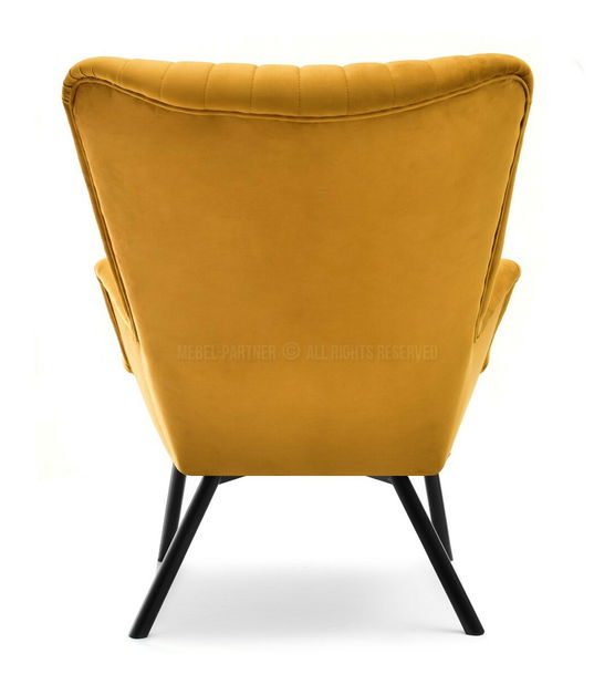 Designové křeslo Lanzaris (zlatá)