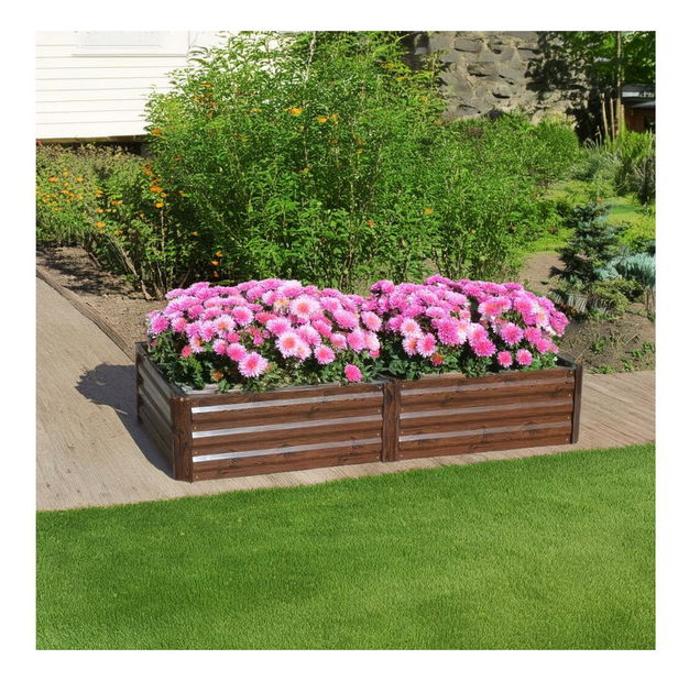 Vyvýšený záhon 6 Naipes (hnědá)