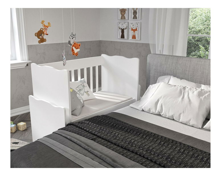 Dětská postýlka Timalo 1 (bílá) *výprodej