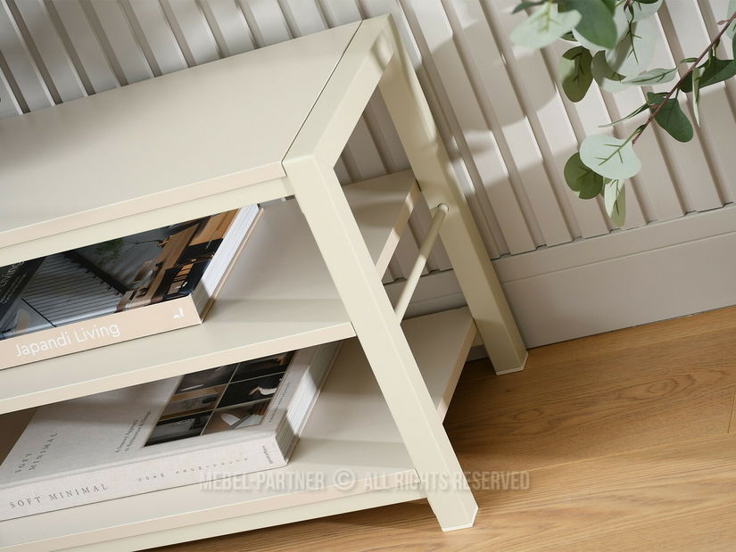 TV stolek/skříňka Empantana (krémová)