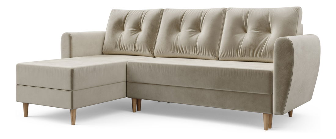 Rohová sedací souprava Palermo (béžová) (L)