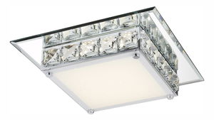 Stropní/nástěnné svítidlo LED Margo 49355 (chrom + opál)