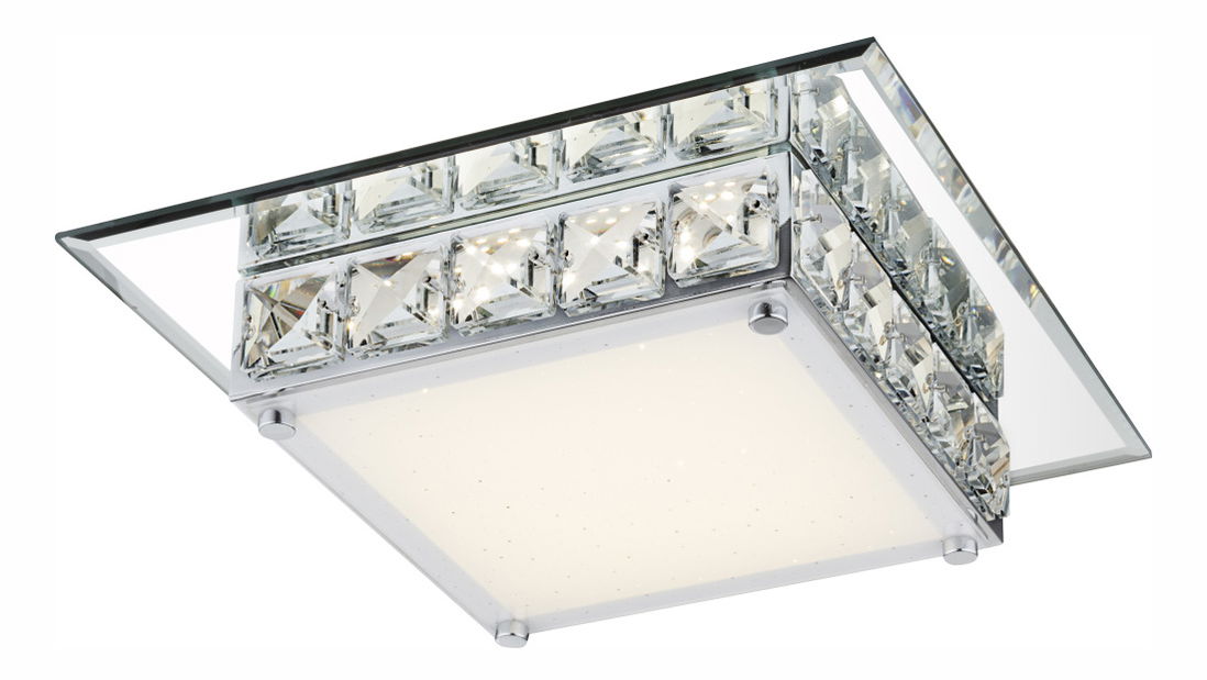 Stropní/nástěnné svítidlo LED Margo 49355 (chrom + opál)