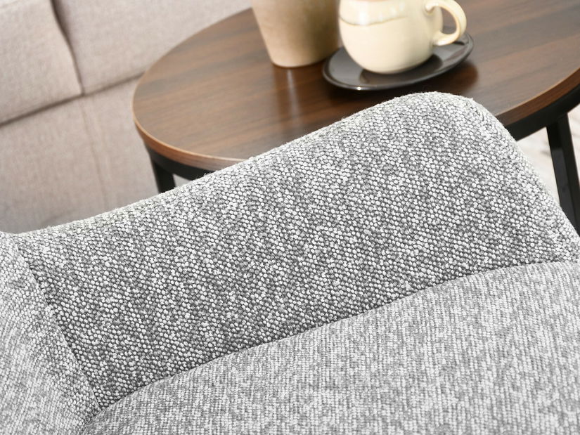 Křeslo Irma (šedá + černá)