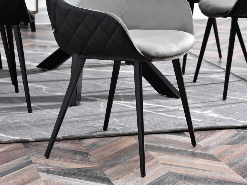 Židle Rupert (šedá + černá)