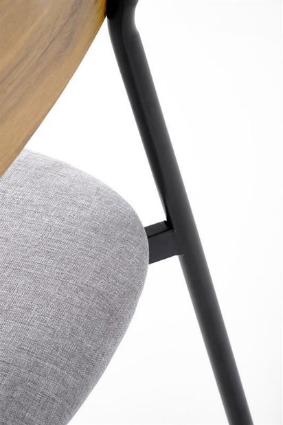 Šatní skříň Asania S1 (šedá + černá)