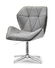 Křeslo Velma S (šedá + chromová)
