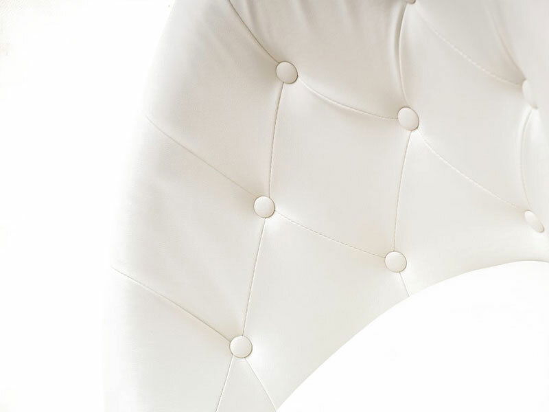 Křeslo Lush 3 (bílá + černá)