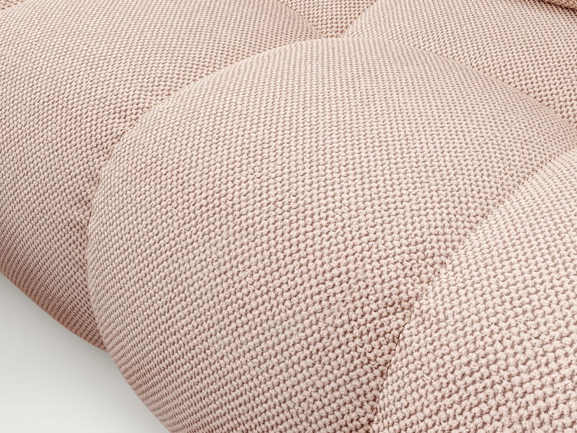 Rohová sedací souprava Sopran (pudrová) (L)