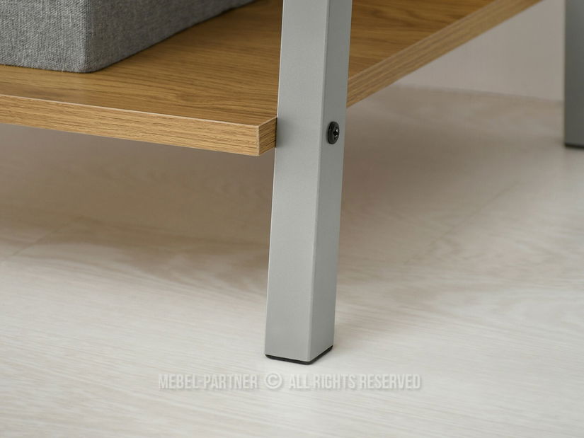 Regál Boge R (dub + chromová matný)