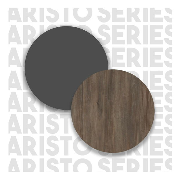 Sada nábytku do obývacího pokoje Arvoiden (ořech + antracit)