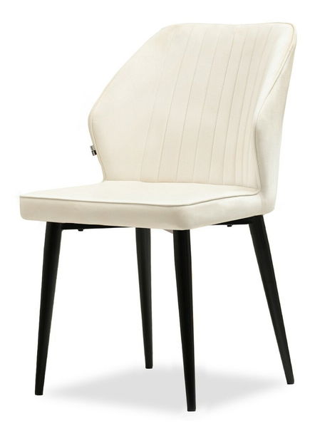 Židle Greta K (krémová + černá)