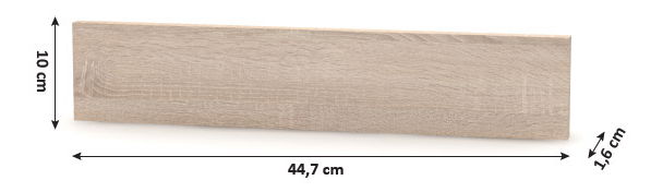Koncový boční sokl na nízké skříňky NOPL-062-00 Noliana (dub sonoma)