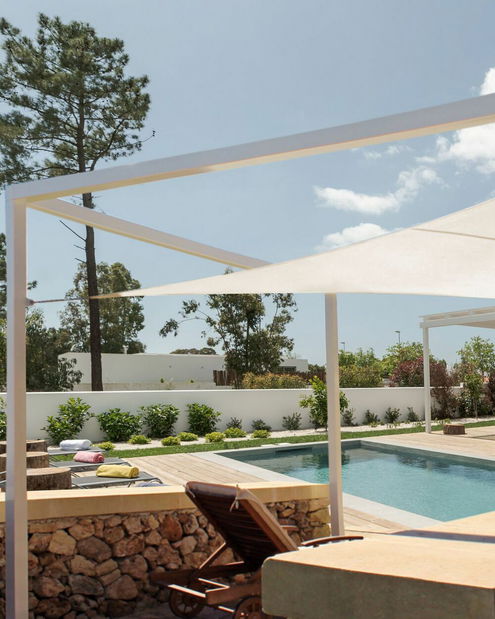 Stínící plachta 300x300x300 cm Larae (béžová)