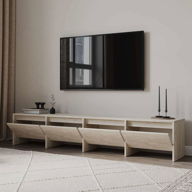 TV stolek/skříňka Larintisia (travertin)