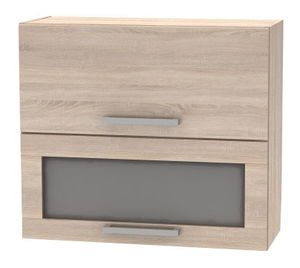 Horní výklopná kuchyňská skříňka se sklem NOPL-016-OH Noliana (dub sonoma)