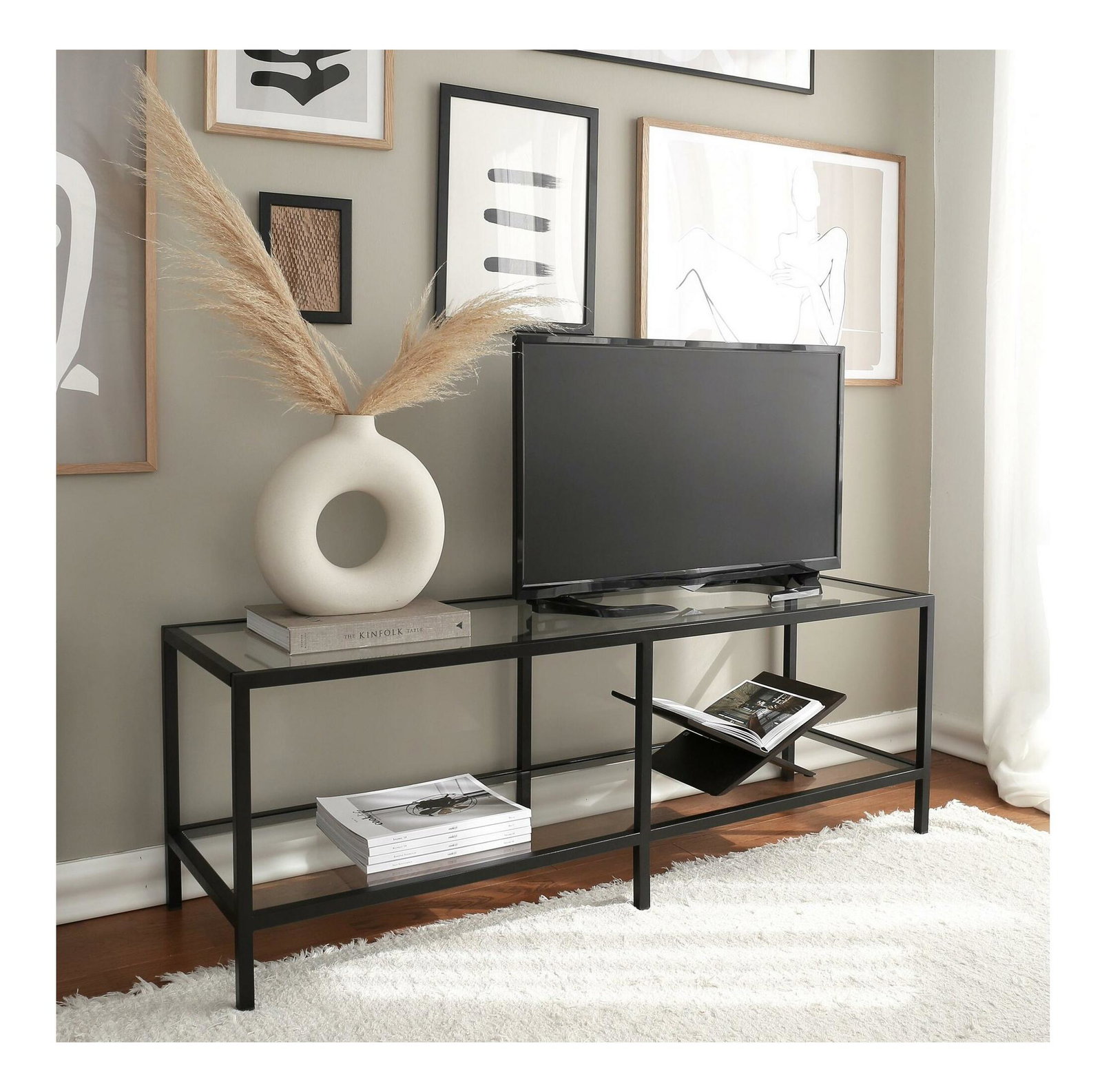 TV stolek Sibade 1 (černá matná)