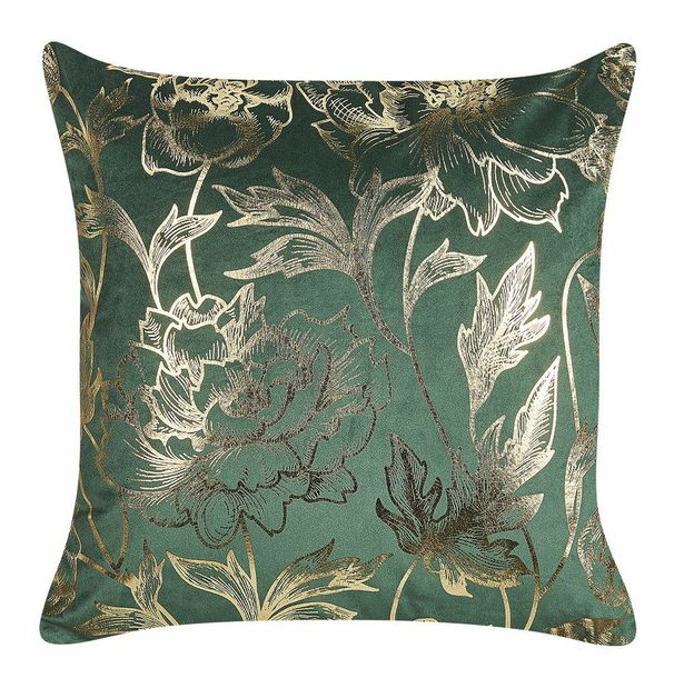 Sada 2 ozdobných polštářů 45 x 45 cm Daffo (zelená)