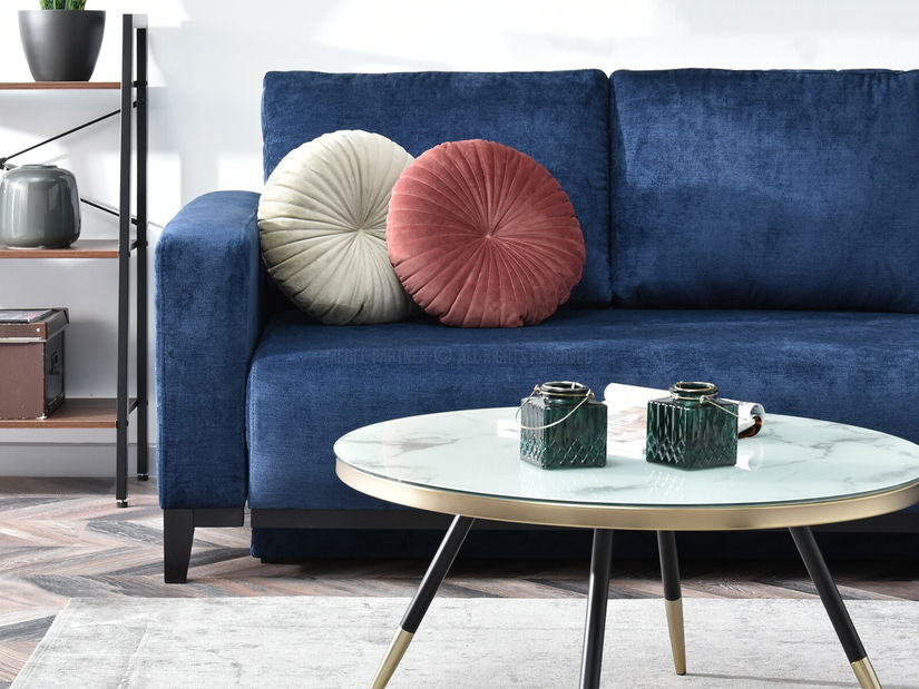 Rohová sedačka Salida (černá)