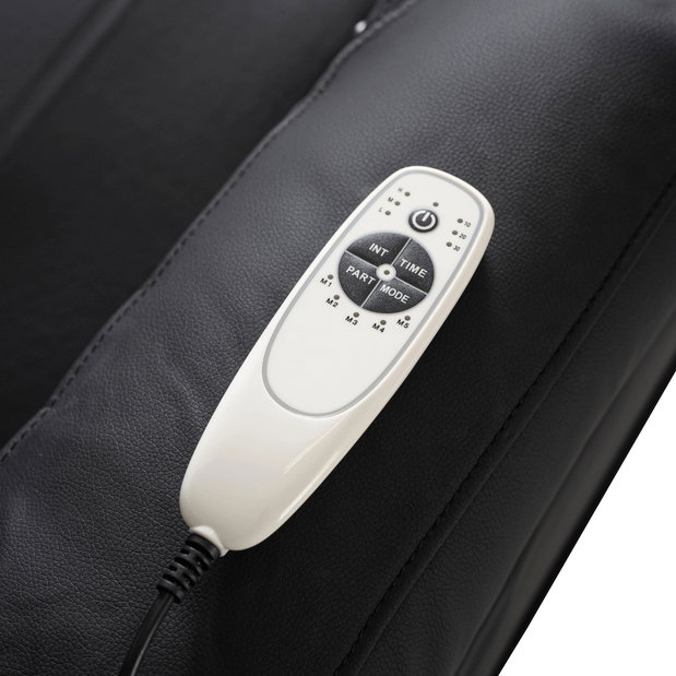  Masážní křeslo Banesto (černá ekokůže)