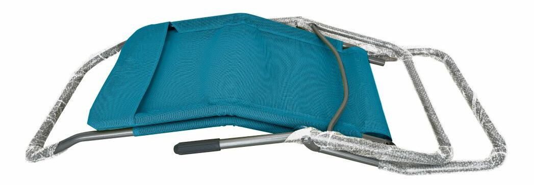 Zahradní lehátko SELVA (modrá + šedá)