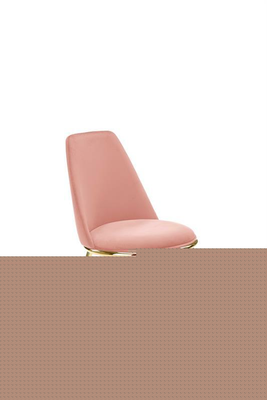 Jídelní židle Kincardine (růžová + zlatá)
