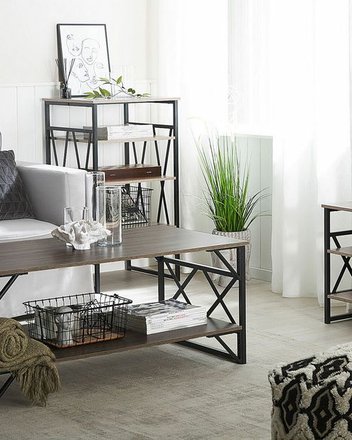 Regál Kuna (tmavě šedá)