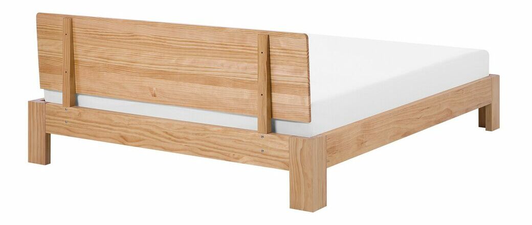 Postel 140x200 cm Royal (světlé dřevo)