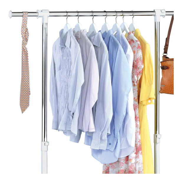 Věšák na kolečkách Asturias (bílá)