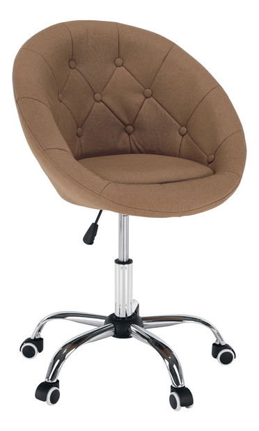 Otočné křeslo Guna New (světlehnědá)