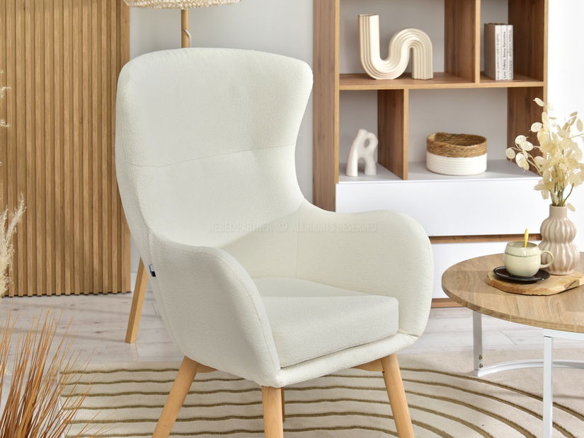 Křeslo Léto (bílá + černá)