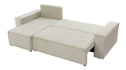 Rohová sedačka Kasuna (tmavě modrá) (s úl. prostorem)