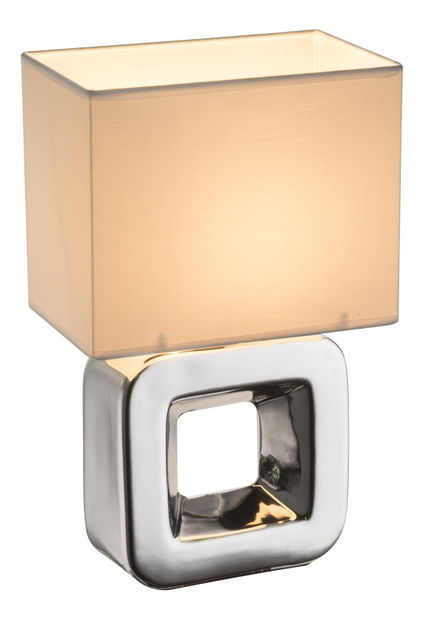 Stolní svítidlo Kilauea 21602 (klasické) (chrom + bílá)