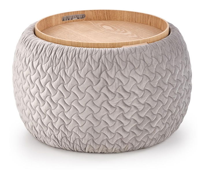 Taburet Banoba (světle šedá)