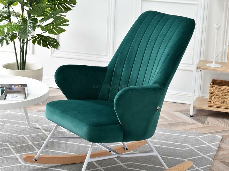 Křeslo Florida (zelená + buk černý)