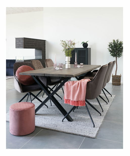 Jídelní židle Heravina 2 (světlohnědá)