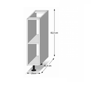 Dolní kuchynská skrina Lilouse D20
