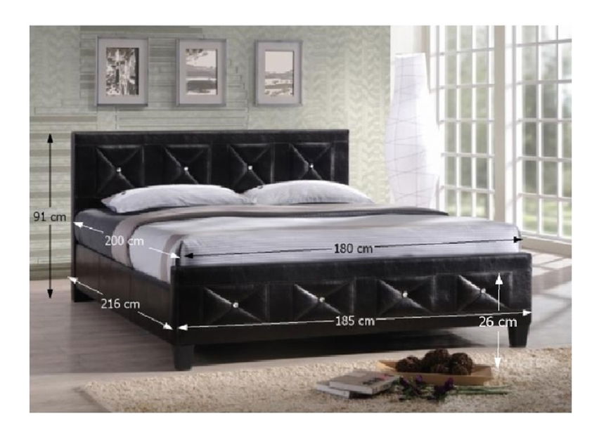 Manželská postel 180 cm Orona (s roštem)