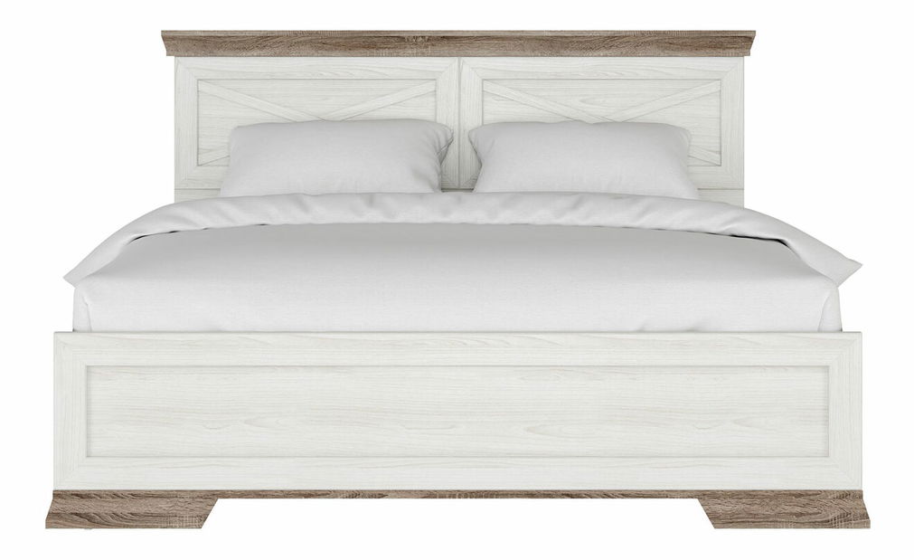 Manželská postel 160 cm BRW Marselle LOZ/160 (s roštem a úl. prostorem)