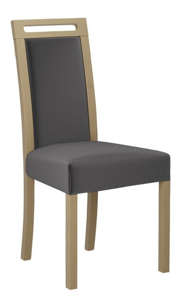 Jídelní židle Hellen V (tmavě šedá + sonoma)