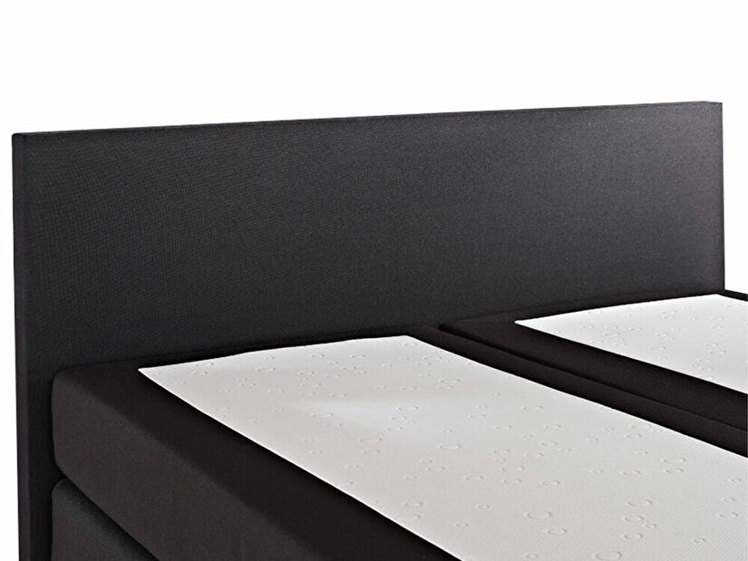 Boxspring postel 160 cm PREMIER (s matracemi) (černá)