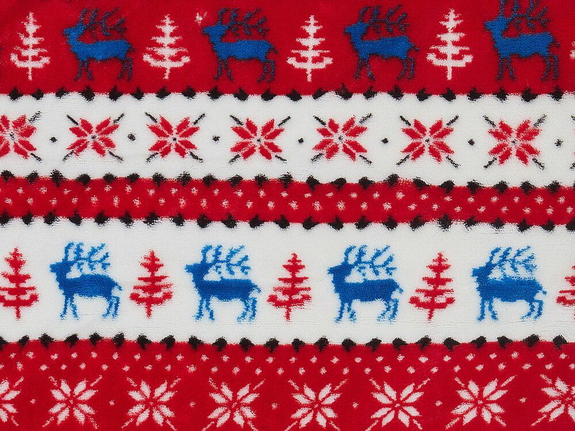 Deka 200x200 cm WINTA (červená + modrá)