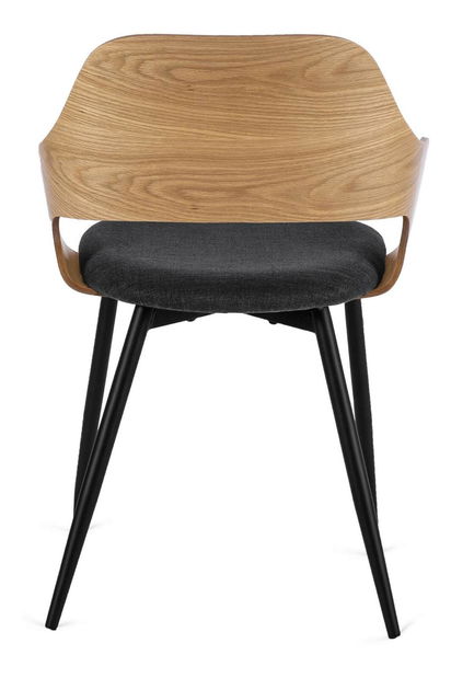 Jídelní set Licita (dub zlatý + černá) (pro 4 osoby)