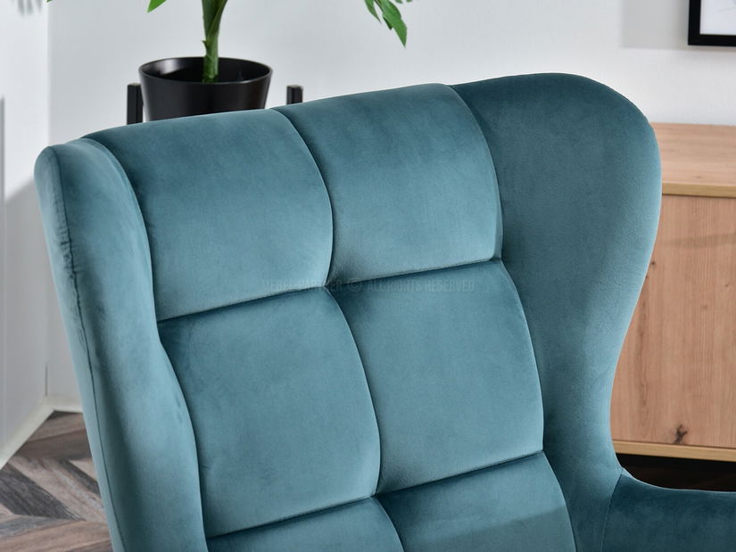 Designové křeslo Norweien (zlatá)