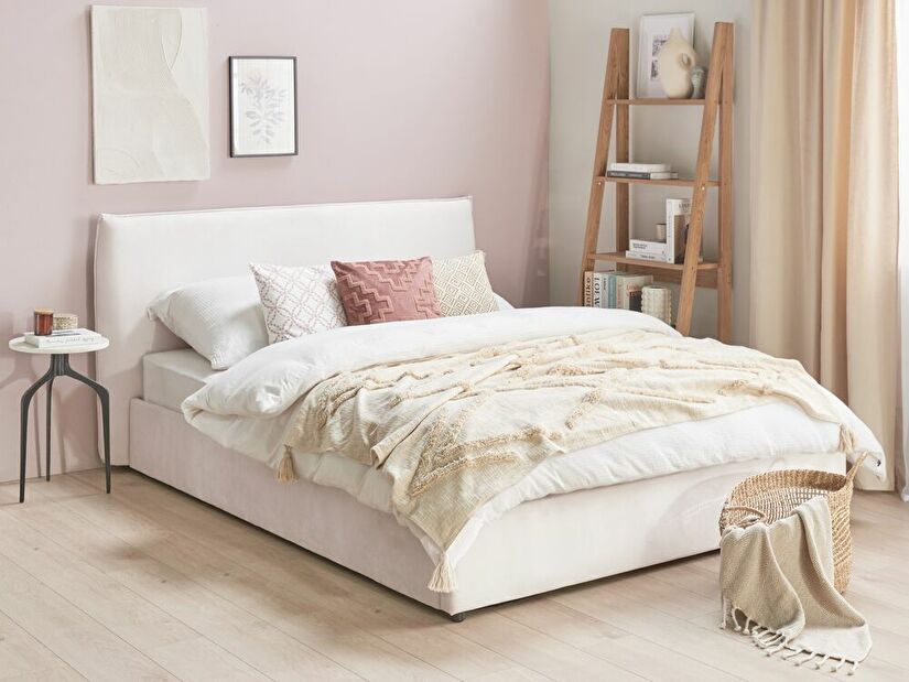 Manželská postel 160 cm Lavza (bílá)