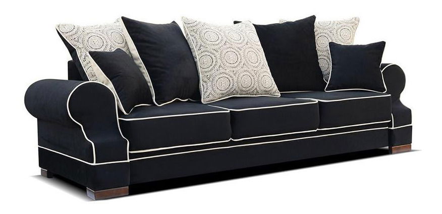 Pohovka trojsedačka Taskent (černá)