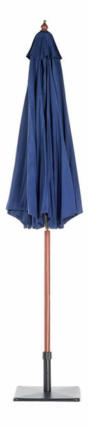 Zahradní slunečník 270 cm TRATORIA II (dřevo) (námořnická modrá)