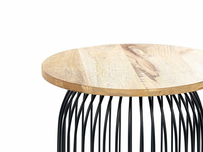 Příruční stolek Wyatt (světlé dřevo)